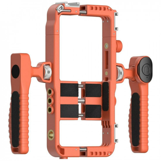 Universal video set for smartphone 4smarts with wireless remote orange Universal video set for smartphone 4smarts with wireless remote orange