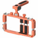 Universal video set for smartphone 4smarts with wireless remote orange Universal video set for smartphone 4smarts with wireless remote orange