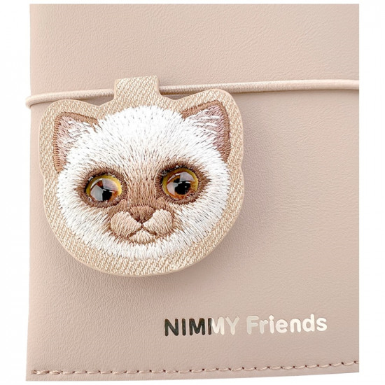 Notebook + pen Set 2-in-1 Nimmy New Big-Eye Cute Pets 2.0 Cat brown