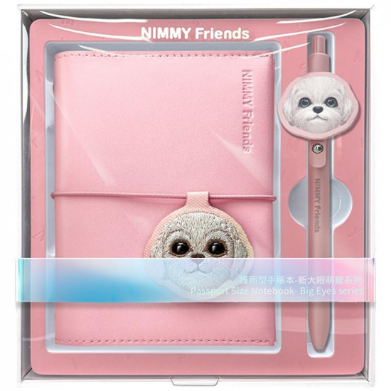 Notebook + pen Set 2-in-1 Nimmy New Big-Eye Cute Pets 2.0 Dog pink Notebook + pen Set 2-in-1 Nimmy New Big-Eye Cute Pets 2.0 Dog pink
