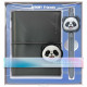 Notebook + pen Set 2-in-1 Nimmy New Big-Eye Cute Pets 2.0 Panda black