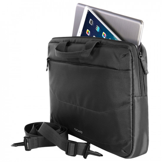 Tucano Borsa Idea set: 13.3"/14" laptop bag + mouse black