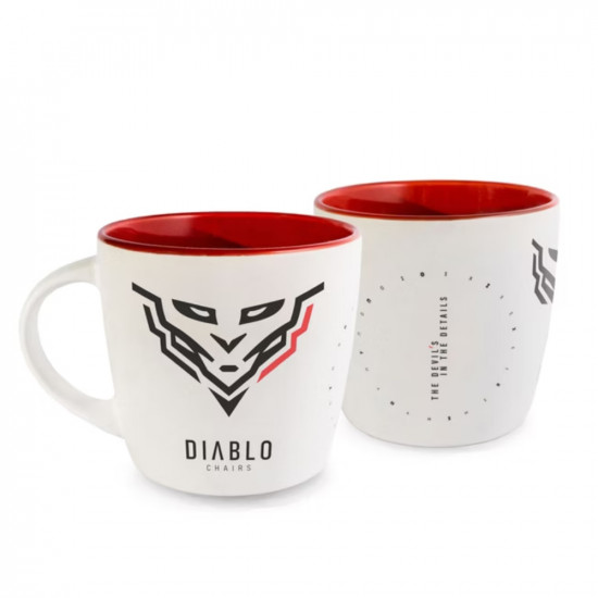 Diablo Chairs Mug white and red Diablo Chairs Mug white and red
