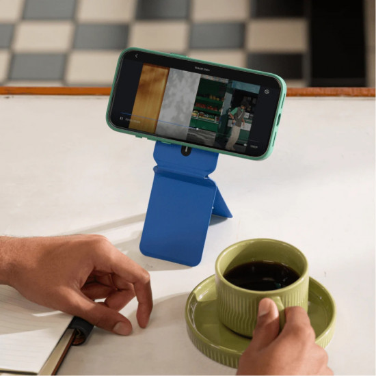Moft Movas Snap Tripod MagSafe Magnetic Wallet and Phone Stand in misty cove Moft Movas Snap Tripod MagSafe Magnetic Wallet and Phone Stand in misty cove
