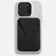 Moft Movas Snap-On MagSafe Magnetic Wallet and Phone Stand black