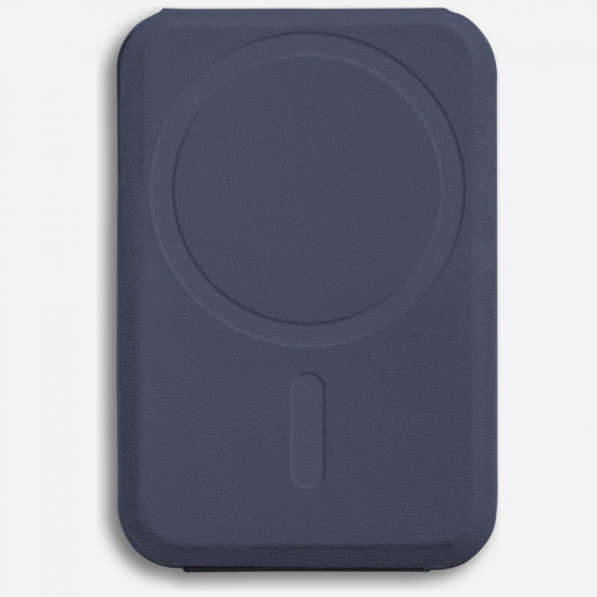 Moft Movas Snap-On MagSafe Magnetic Wallet and Phone Stand navy blue