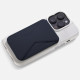 Moft Movas Snap-On MagSafe Magnetic Wallet and Phone Stand navy blue