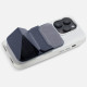 Moft Movas Snap-On MagSafe Magnetic Wallet and Phone Stand navy blue