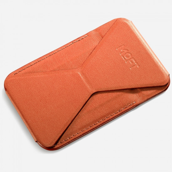 Moft Movas Snap-On MagSafe Magnetic Wallet and Phone Stand sunrise