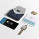 Moft Agile Travel MagSafe Magnetic Wallet for Tripod in navy blue
