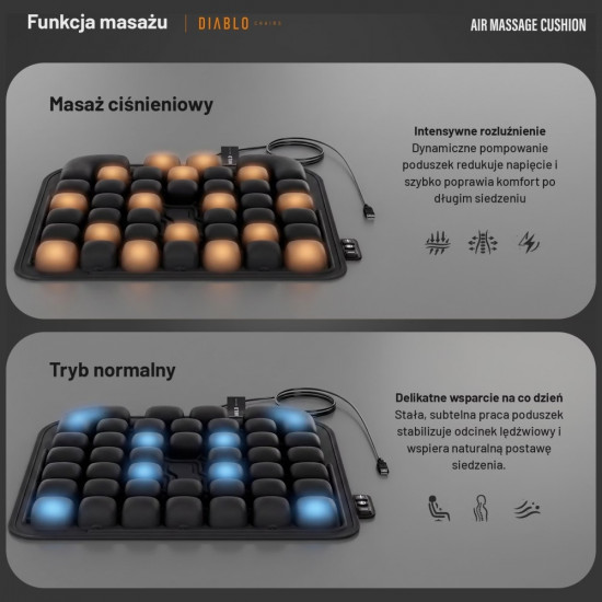 Diablo Chairs Air Massage Massage Mat Diablo Chairs Air Massage Massage Mat