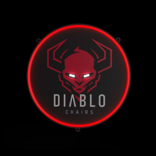 Diablo LED Neon for a gaming room Diablo LED Neon for a gaming room