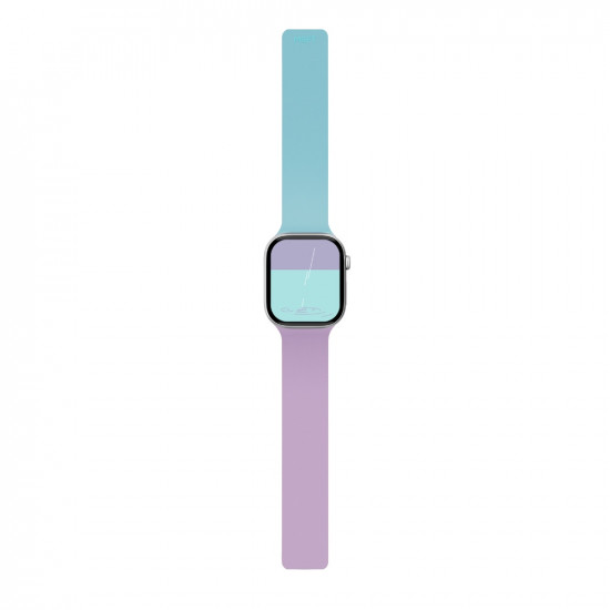 Moft Snap Duo Strap for Apple Watch 1-5/6/7/8/9/10/11/SE/SE 2/SE 3 (38/40/41/42 mm) navy peony/aqua Moft Snap Duo Strap for Apple Watch 1-5/6/7/8/9/10/11/SE/SE 2/SE 3 (38/40/41/42 mm) navy peony/aqua