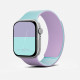 Moft Snap Duo Strap for Apple Watch 1-5/6/7/8/9/10/11/SE/SE 2/SE 3 (38/40/41/42 mm) navy peony/aqua Moft Snap Duo Strap for Apple Watch 1-5/6/7/8/9/10/11/SE/SE 2/SE 3 (38/40/41/42 mm) navy peony/aqua