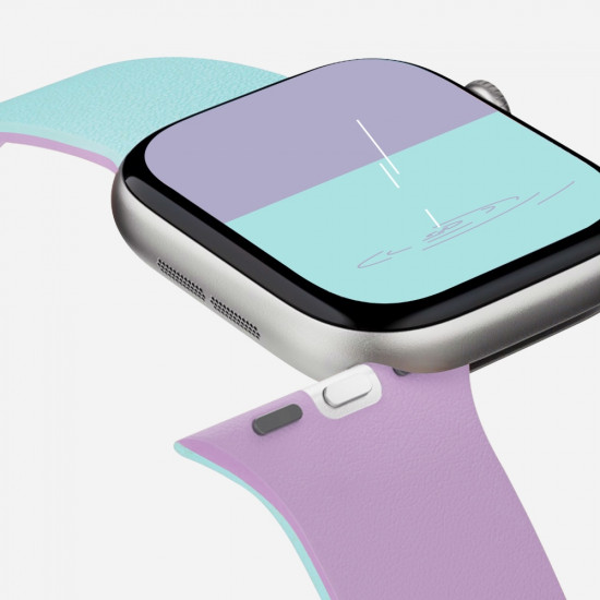Moft Snap Duo Strap for Apple Watch 1-5/6/7/8/9/10/11/SE/SE 2/SE 3 (38/40/41/42 mm) navy peony/aqua Moft Snap Duo Strap for Apple Watch 1-5/6/7/8/9/10/11/SE/SE 2/SE 3 (38/40/41/42 mm) navy peony/aqua