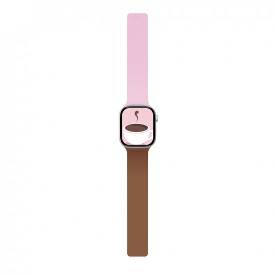 Moft Snap Duo Strap for Apple Watch 1-5/6/7/8/9/10/11/SE/SE 2/SE 3 (38/40/41/42 mm) pink/brown Moft Snap Duo Strap for Apple Watch 1-5/6/7/8/9/10/11/SE/SE 2/SE 3 (38/40/41/42 mm) pink/brown