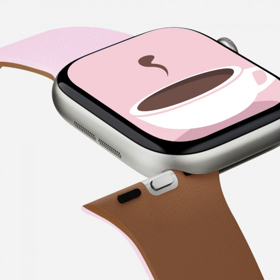 Moft Snap Duo Strap for Apple Watch 1-5/6/7/8/9/10/11/SE/SE 2/SE 3 (38/40/41/42 mm) pink/brown Moft Snap Duo Strap for Apple Watch 1-5/6/7/8/9/10/11/SE/SE 2/SE 3 (38/40/41/42 mm) pink/brown
