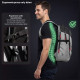 Diablo Chairs Prime Multifunctional Laptop Backpack black gray