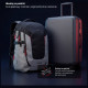 Diablo Chairs Prime Multifunctional Laptop Backpack black gray