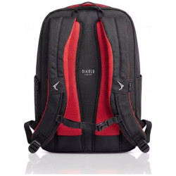 Diablo Chairs Multifunctional Laptop Backpack Prime black red