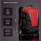 Diablo Chairs Multifunctional Laptop Backpack Prime black red Diablo Chairs Multifunctional Laptop Backpack Prime black red