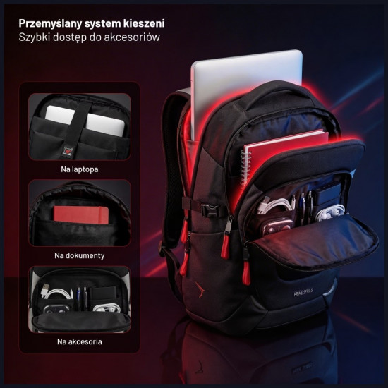 Diablo Chairs Prime Multifunctional Laptop Backpack black