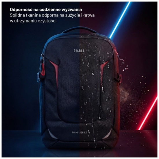 Diablo Chairs Prime Multifunctional Laptop Backpack black