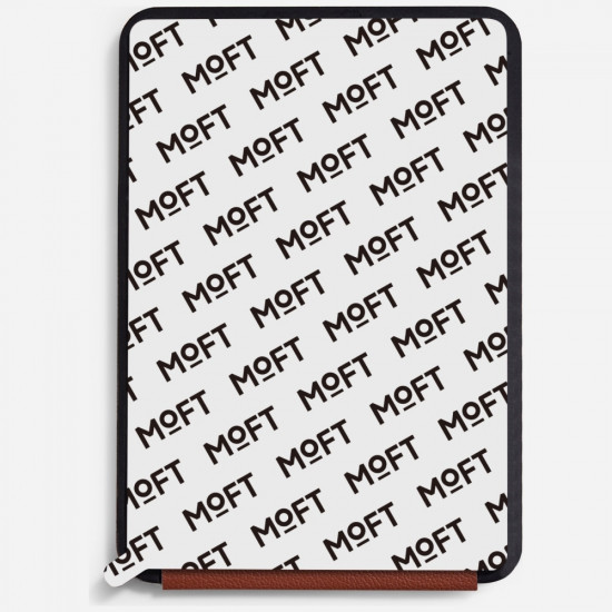 Moft Movas Self-Adhesive Wallet and Phone Stand brown