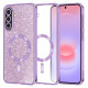 Techsuit Luxury Glitter MagSafe Samsung Galaxy A37 5G Light Purple Techsuit Luxury Glitter MagSafe Samsung Galaxy A37 5G Light Purple