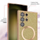 Techsuit Luxury Glitter MagSafe Samsung Galaxy A37 5G Light Green Techsuit Luxury Glitter MagSafe Samsung Galaxy A37 5G Light Green