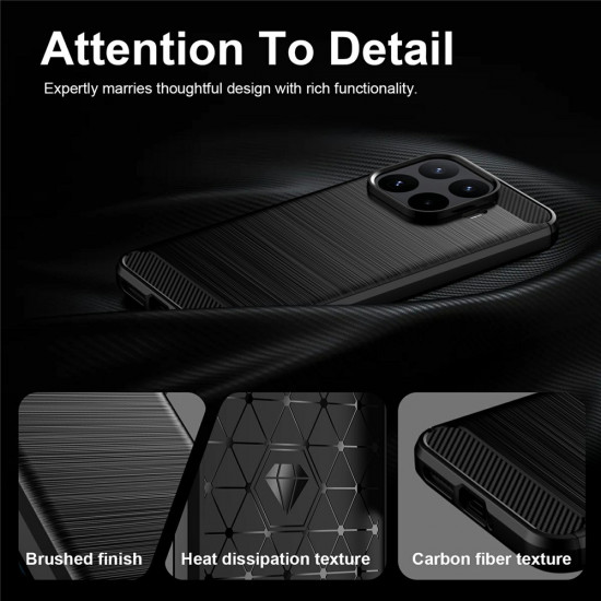 Techsuit Carbon Silicone Xiaomi 17T Pro Black