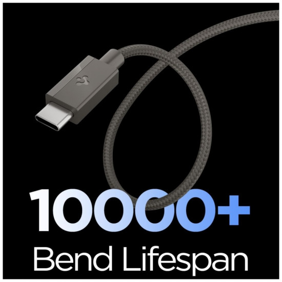 Spigen EB6015CC Essential USB-C 60W 150 cm gunmetal cable Spigen EB6015CC Essential USB-C 60W 150 cm gunmetal cable