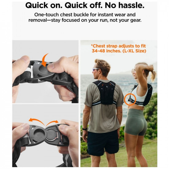 Spigen A720 Dynamic Shield Running Vest (L-XL) Black