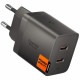 Spigen Essential EE472EU-GAN 47W 2xUSB-C Gunmetal Wall Charger Spigen Essential EE472EU-GAN 47W 2xUSB-C Gunmetal Wall Charger