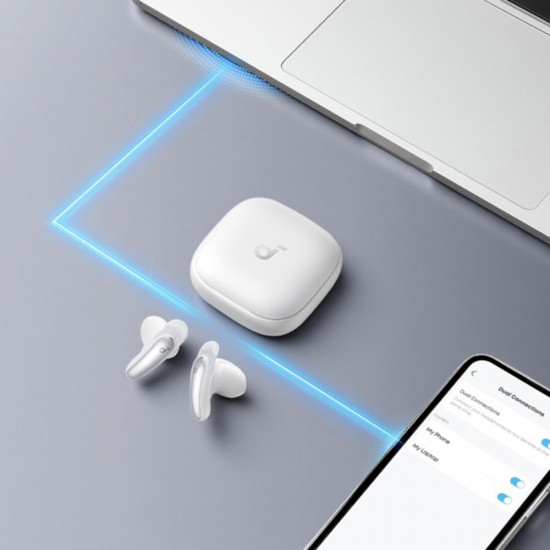 Anker Wireless Earbuds Soundcore Liberty Buds (D1200G21) Half in ear, Bluetooth 6.1, Adaptive ANC, 4 Mic, LDAC White Anker Wireless Earbuds Soundcore Liberty Buds (D1200G21) Half in ear, Bluetooth 6.1, Adaptive ANC, 4 Mic, LDAC White