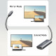 Anker Video Adapter (A83120A2) Type C to HDMI, Ultra HD, 4K@60Hz, Video & Audio Digital Sync, Plug & Play Gray