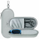 Techsuit Glasses Case (ETJ3) PU, 16.5 x 6.5 x 4cm Gray