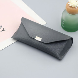 Techsuit Glasses Case (ETK4) PU, 16.5 x 8cm Gray