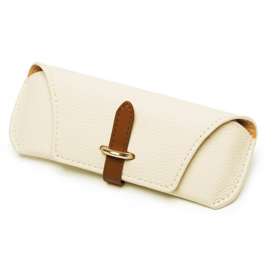 Techsuit Glasses Case (ETL3) PU, 17.8 x 7.3 x 0.5cm Swiss Coffee