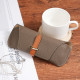 Techsuit Glasses Case (ETL3) PU, 17.8 x 7.3 x 0.5cm Swiss Coffee