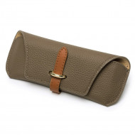 Techsuit Glasses Case (ETL3) PU, 17.8 x 7.3 x 0.5cm Hazelnut