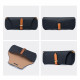 Techsuit Glasses Case (ETL3) PU, 17.8 x 7.3 x 0.5cm Black