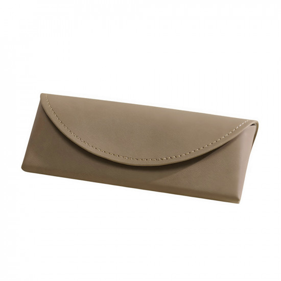Techsuit Glasses Case (ETM3) PU, 15.2 x 6.6 x 3.6cm Cashmere Beige