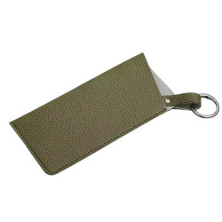 Techsuit Glasses Case (ETN6) PU, 17.5 x 8.5cm Moss Green