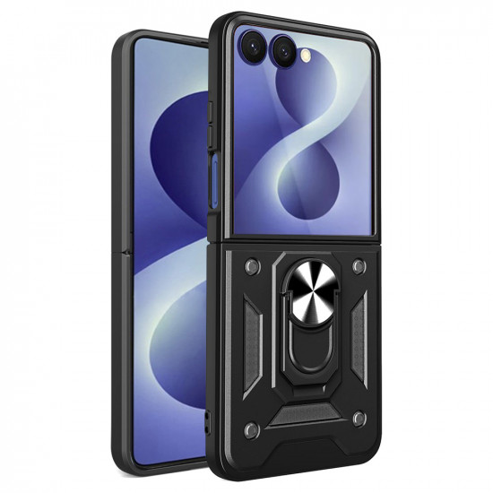 Techsuit CamShield Series Samsung Galaxy Z Flip8 Black Techsuit CamShield Series Samsung Galaxy Z Flip8 Black