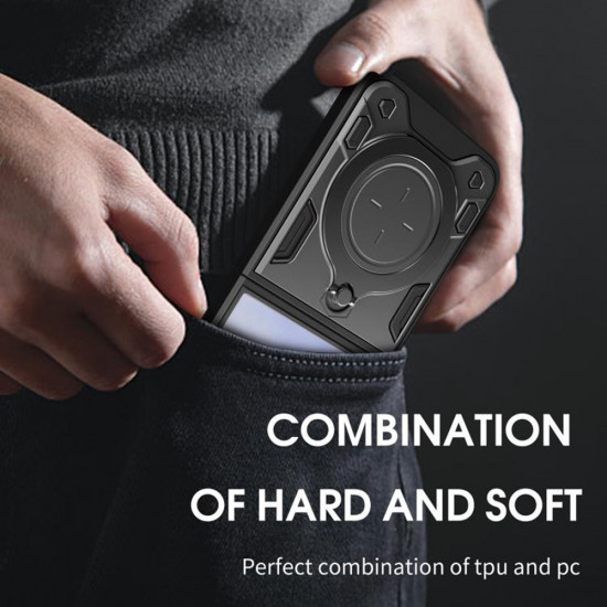 Techsuit CamGuard Pro Samsung Galaxy Z Flip8 Black Techsuit CamGuard Pro Samsung Galaxy Z Flip8 Black