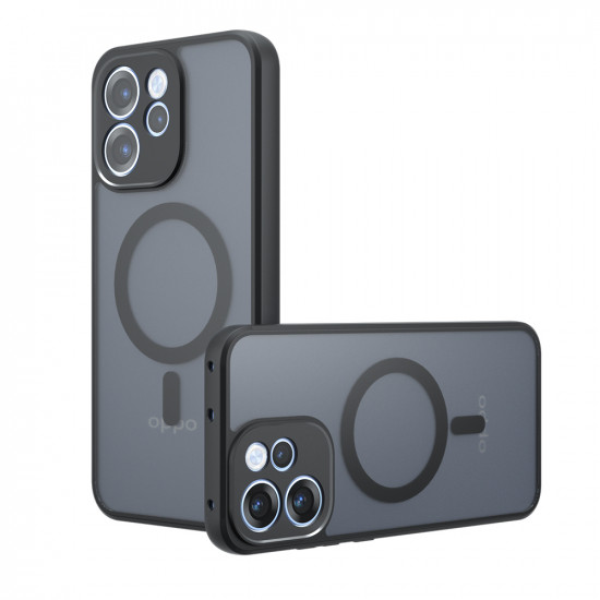 Techsuit PureFrost MagSafe Oppo Reno15 F / Reno15 FS 5G Frosted Black Techsuit PureFrost MagSafe Oppo Reno15 F / Reno15 FS 5G Frosted Black