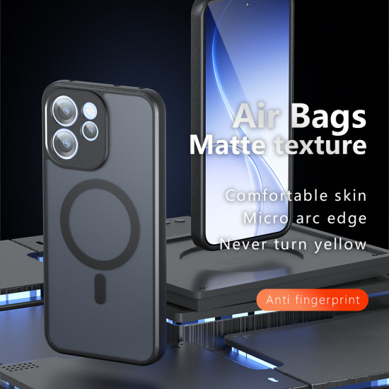Techsuit PureFrost MagSafe Oppo Reno15 F / Reno15 FS 5G Frosted Black Techsuit PureFrost MagSafe Oppo Reno15 F / Reno15 FS 5G Frosted Black
