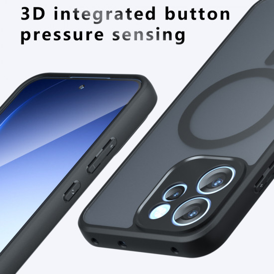 Techsuit PureFrost MagSafe Oppo Reno15 F / Reno15 FS 5G Frosted Black Techsuit PureFrost MagSafe Oppo Reno15 F / Reno15 FS 5G Frosted Black