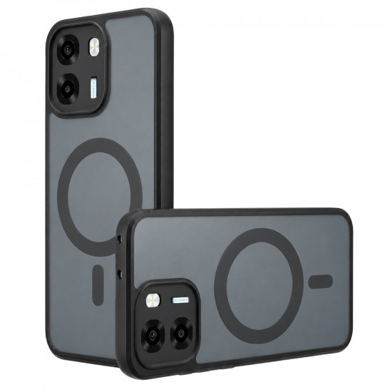 Techsuit PureFrost MagSafe Oppo A6 4G Frosted Black